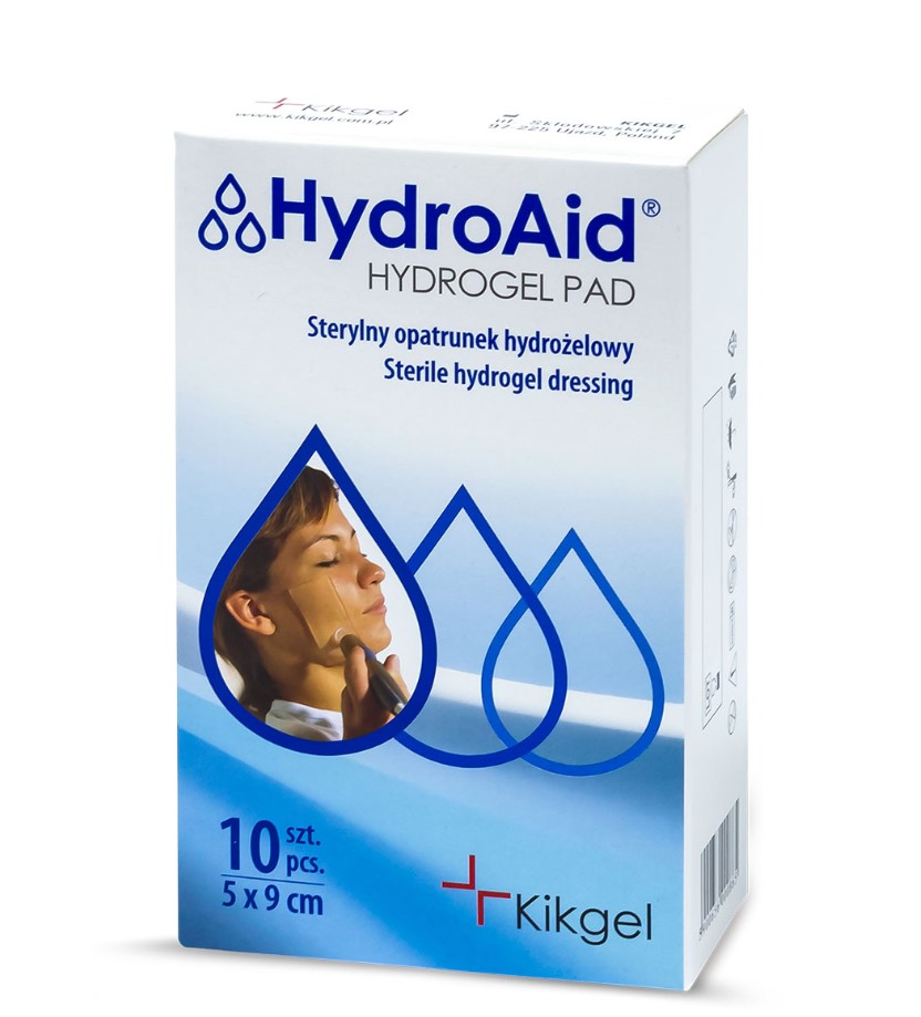 Пов'язка гідрогелева стерильна HydroAid 5* 9 см 1 шт.